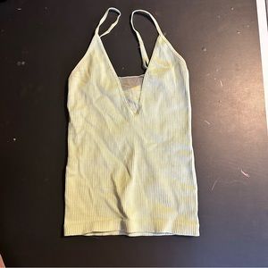 Free People Mesh front tank top
